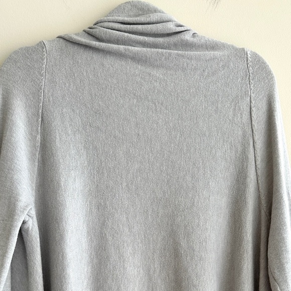 Vila Milano Grey Open Front Metallic Studded Cardigan, Grey, Size Small - Picture 16 of 16